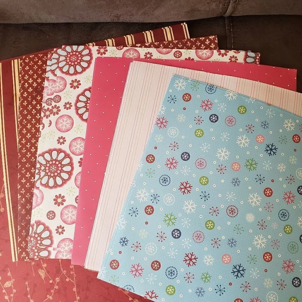 Scrapbooking & Crafting Holiday Card Stock and Organizers